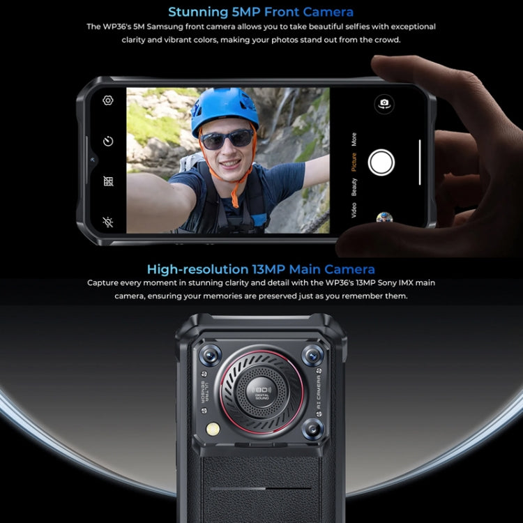 Oukitel WP36 Pro, 6GB+256GB, IP68/IP69K, Fingerprint Identification, 10600mAh, 6.52 inch MediaTek MT8788 Octa Core, NFC, OTG, Network: 4G, WP36 Pro, 6GB+256GB Oukitel WP36 Pro, 6GB+256GB, IP68/IP69K, Fingerprint Identification, 10600mAh, 6.52 inch MediaTek MT8788 Octa Core, NFC, OTG, Network: 4G, WP36 Pro, 6GB+256GB